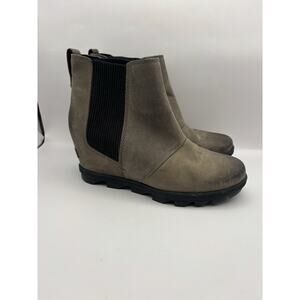 Sorel Joan Artic Wedge II Chelsea Boots Women Size 8.5